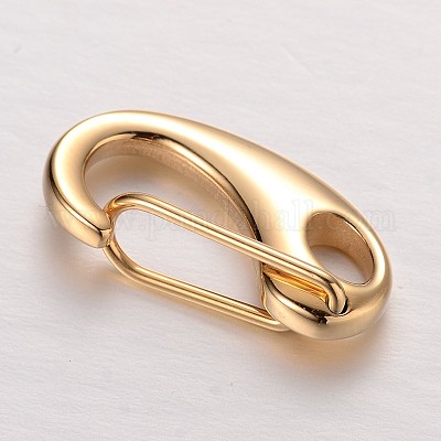 Фурнитура для застежки брелока из нержавеющей стали 304 STAS-I045-01A-1