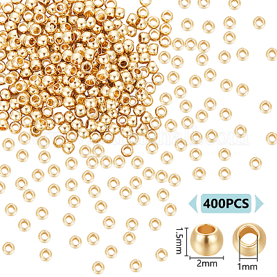 400 шт. разделительные бусины из нержавеющей стали 304 STAS-UN0057-70-1