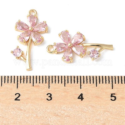 Ottone micro spianare pendenti zirconi&nbsp;KK-A253-16G-1