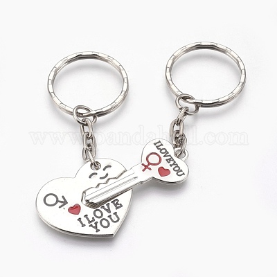 Брелок для ключей с эмалевым сплавом KEYC-JKC00170-1