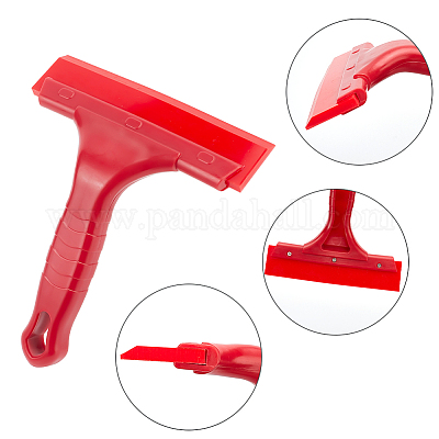 4 шт. 4 цвета ПП пластиковый автомобильный скребок для льда&nbsp;AJEW-GL0001-38-1