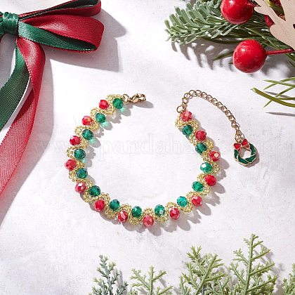 TOFBS Bracelet De Noël Femme Réglable Jingle Bell Pendentif Bracelets Chaîne Bracelets De Noël Cadeau Pour Filles Enfants (Argent