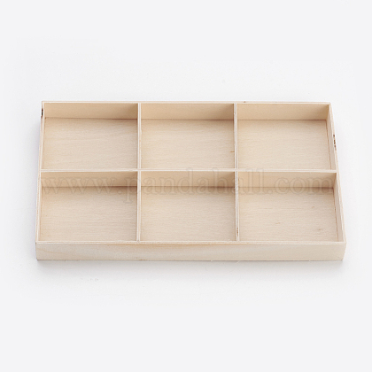 Caja de almacenamiento de madera CON-L012-03-1