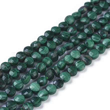 Chapelets de perles en malachite naturelle G-I249-A36-1