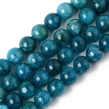 Chapelets de perles de quartz naturel G-R479-10mm-03-1