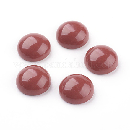 Cabujones sintético de color turquesa rojo G-F528-14-16mm-1