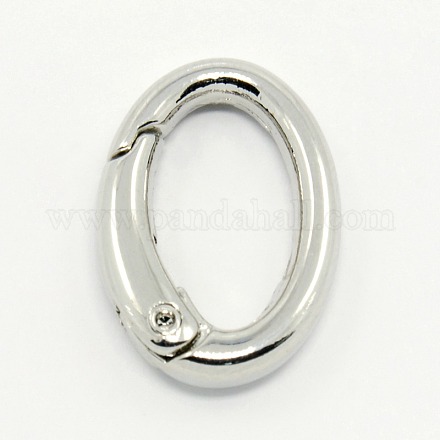 Alloy Spring Gate Rings PALLOY-A055-P-NF-1