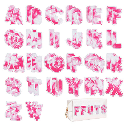 Arricraft 26 parches de bordado de letras. DIY-WH0409-65-1