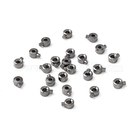 Perline ondulato in Ottone KK-E280-01B-1