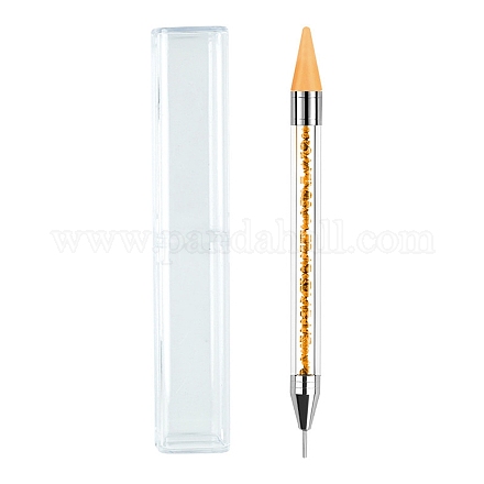 Bolígrafos de pedrería de acrílico para uñas MRMJ-T078-226B-1