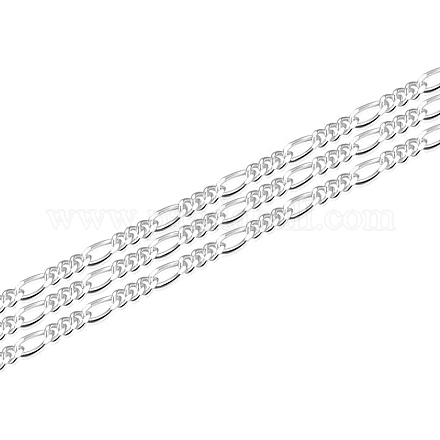 925 серебряная цепочка фигаро STER-WH0011-03S-1