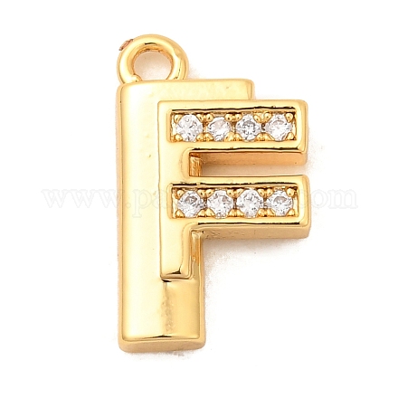 Латунные микро проложить кубического циркония подвески KK-C117-12G-F-1