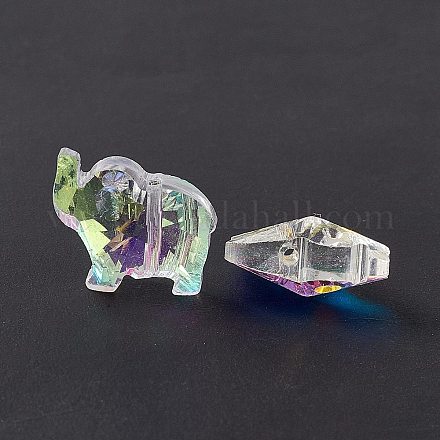 Transparent Glass Beads GLAA-P054-01G-1