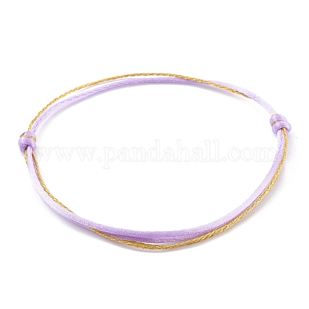 Adjustable Nylon Thread Multi-strand Bracelet Making AJEW-JB00916-05-1