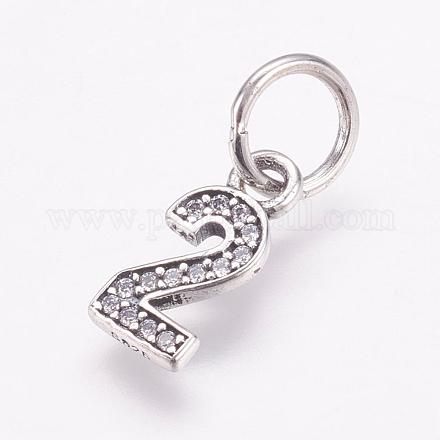 Thai 925 Sterling Silber Charms STER-G018-20A-1