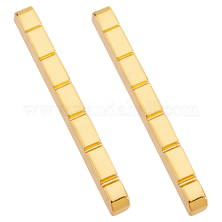 Brass 6 String Electric Guitar Bone Nuts KK-WH0031-16G-1