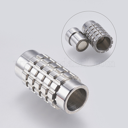 304 Stainless Steel Magnetic Clasps STAS-F139-067P-1