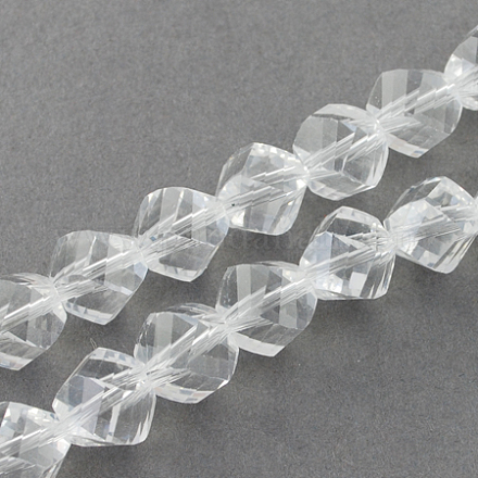 Chapelets de perles en verre X-GLAA-R042-6x6mm-15-1