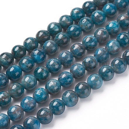 Chapelets de perles en apatite naturelle G-L554-01-10mm-1