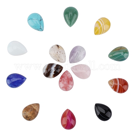 Кабошоны с драгоценными камнями sunnyclue G-SC0001-17-1