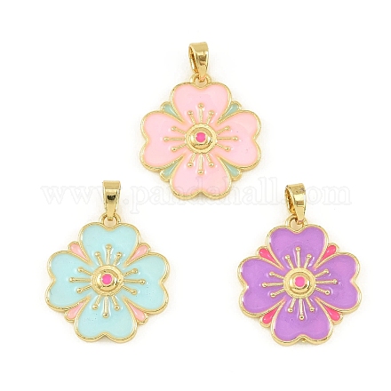 Латунь эмаль подвески KK-I477-06G-1