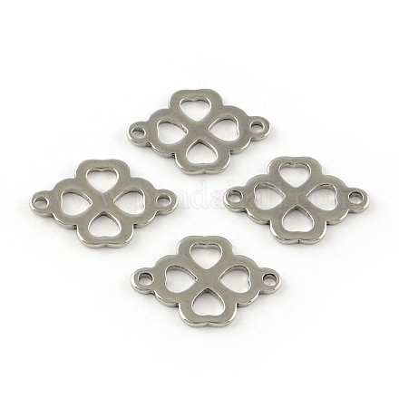 Smooth Surface 201 Stainless Steel Flower Links connectors STAS-R064-49-1