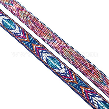 Плоский эластичный шнур/лента из полиэстера&nbsp;OCOR-WH0066-42B-1