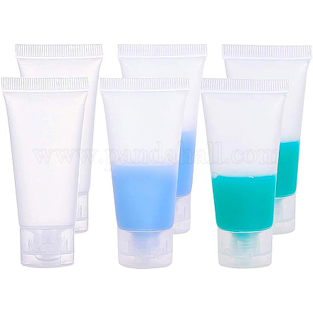Bottiglie ricaricabili con tappo flip top in plastica opaca da 20 ml MRMJ-WH0024-01A-1
