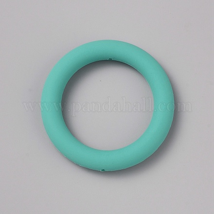 Кольца из силиконовых бусин&nbsp;SIL-WH0018-25H-1