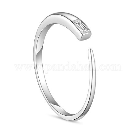 Shegrace ajustable 925 anillo de dedo de plata de ley para mujer JR633A-1