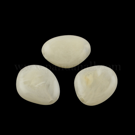 Perlas de acrílico de piedras preciosas de imitación OACR-R019B-27-1