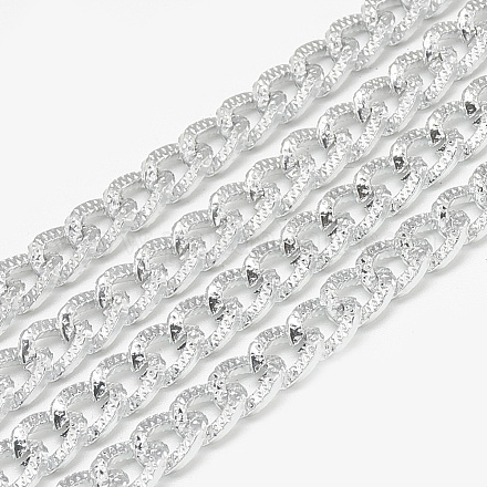Ungeschweißte strukturierte Bordsteinketten aus Aluminium CHA-S001-040-1