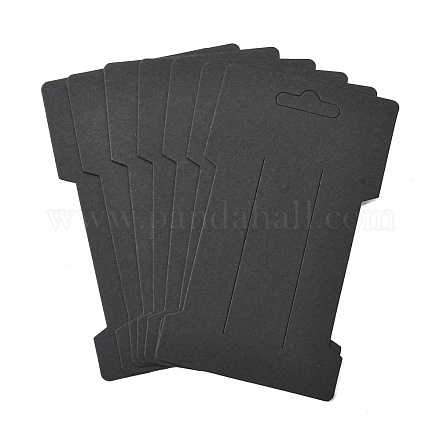 Nbeads cartoncini di carta per capelli con clip per capelli CDIS-NB0001-14C-1