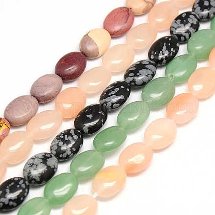 Natural & Synthetic Gemstone Beads Strands G-L256B-M-1