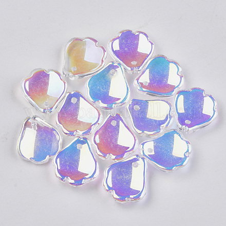 Colgantes de cristal transparente GGLA-S010-05B-1