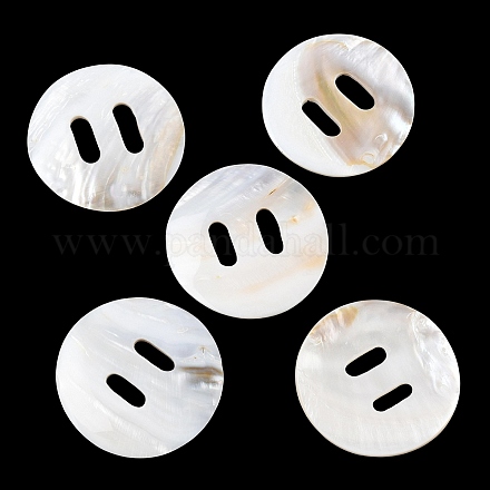 Бусины из натуральных пресноводных ракушек&nbsp;SHEL-L014-02-1