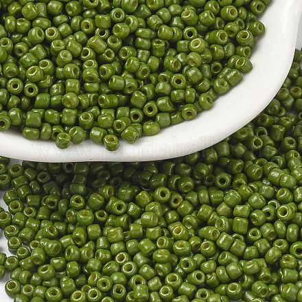 Выпечка краска стеклянные бусины SEED-S001-K9-1