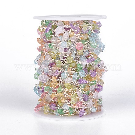 Chaînes de perles en verre manuels CHC-F007-10-1