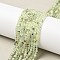 Natural Prehnite Beads Strand, Faceted, Round, 3mm, Hole: 0.5mm, about 127pcs/strand, 14.96''(38cm)