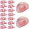 16Pcs Cloth Cabochons, Hat, Hot Pink, 20x67.5x20mm
