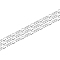 925 Sterling Silver Figaro Chain, Soldered, 925 Sterling Silver Plated, 1.6x0.4mm
