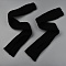 70cm Ballet Toe Warmers, for Thermal Leg Warmers, Black, 700x90x9mm