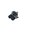 Alloy Pendants, Bear Charms, Black, 20x18mm