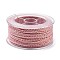 20M Nylon Twisted Round Cord, for Bag Strap Making, Pearl Pink, 2mm, about 21.87 Yards(20m)/Roll