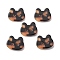2-Hole Resin Buttons, Cat, Black, 12x10x2.5mm, Hole: 1.2mm