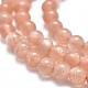 Natürliche sunstone Perlen Stränge G-K305-23-C-3