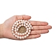 Hebras de perlas keshi de perlas barrocas naturales PEAR-Q004-36-6