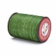 平らなワックス糸ストリング  マイクロマクラメコード  革縫い用  ダークオリーブグリーン  0.8mm  約109.36ヤード（100m）/ロール X-YC-P003-A08-2