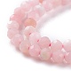 Chapelets de perles en opale rose naturelle G-A026-A07-2mm-3