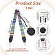 WADORN Wide Purse Strap with PU Leather Coin Wallet FIND-WR0010-16-2